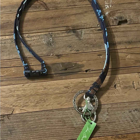 Vera Bradley lanyard Blue and Brown NWT - Picture 4 of 7